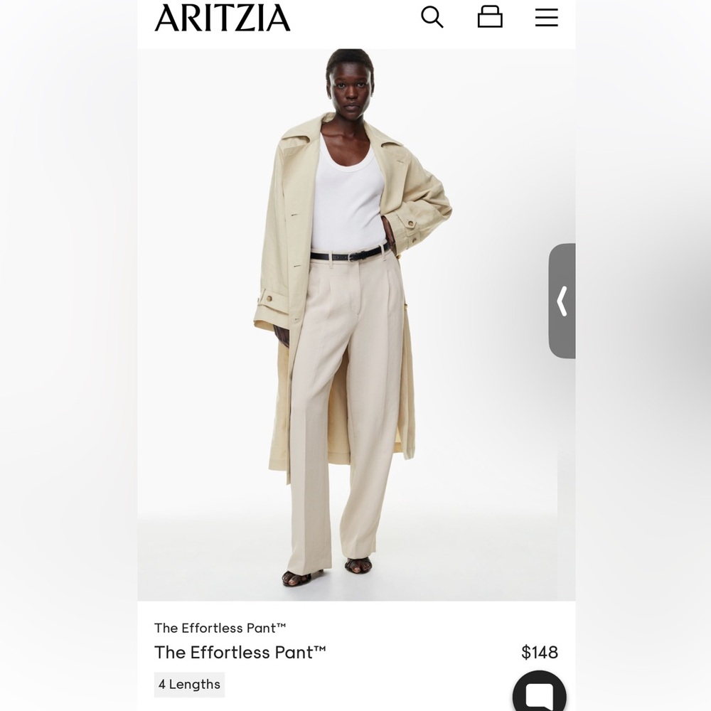 Effortless pants - from aritzia